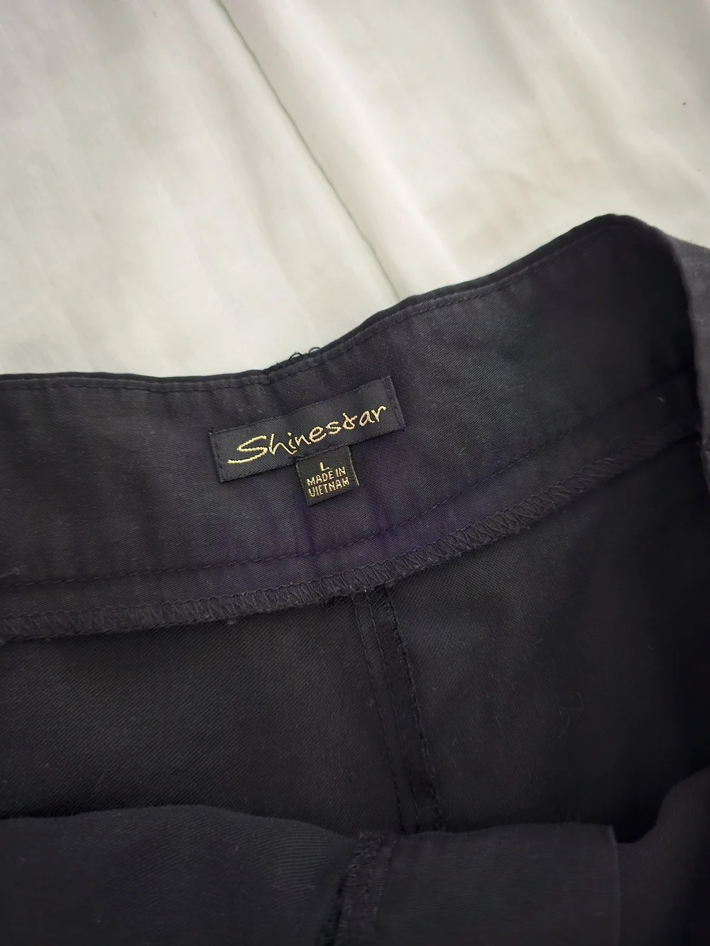 Shinestar Black High-Waist Tailored Women's Shorts